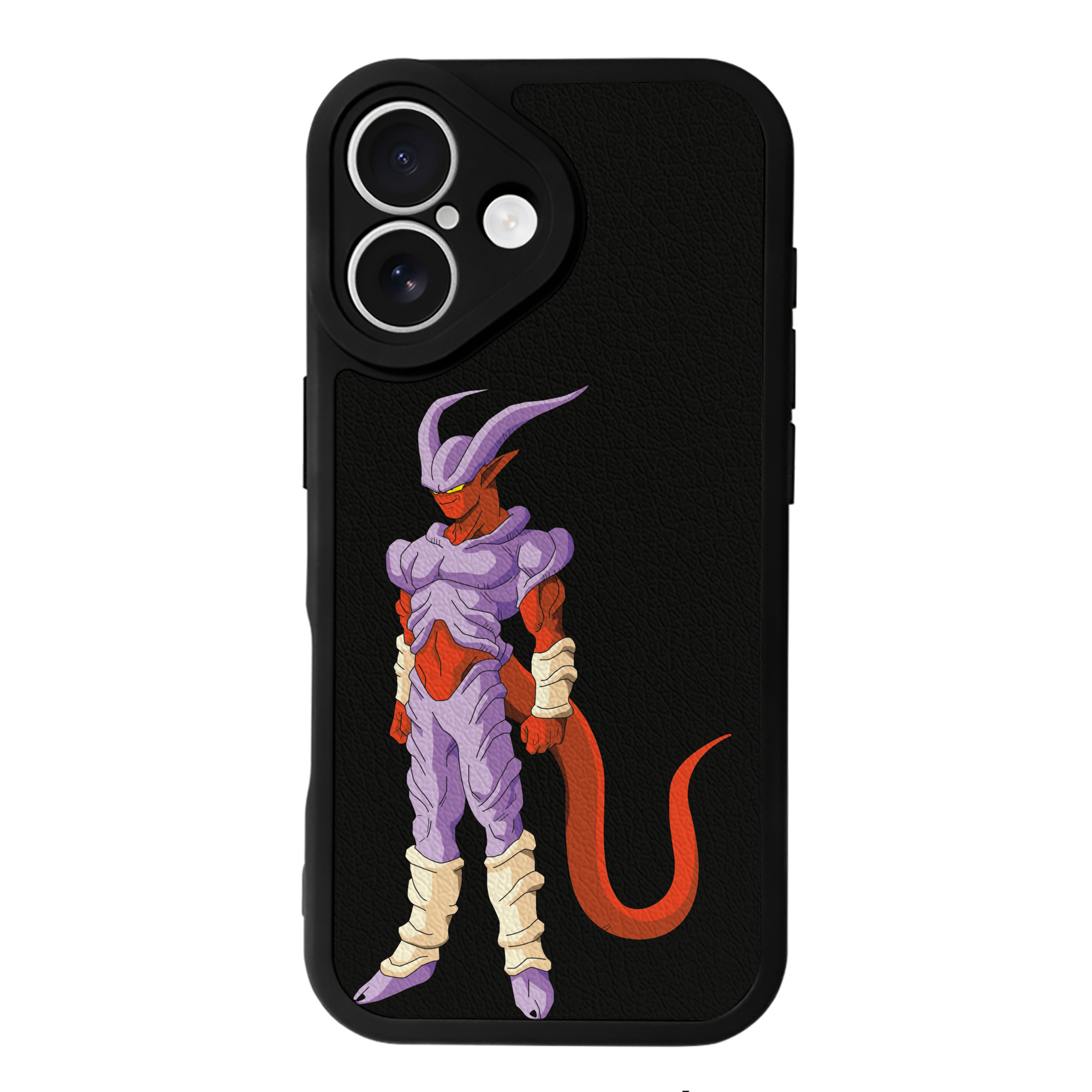 （画像用） ドラゴンボール ジャネンバ DRAGON BALL Janemba 【iPhone 16シリーズ対応】シリコンスマホケース（レザー調） 材質：シリコン